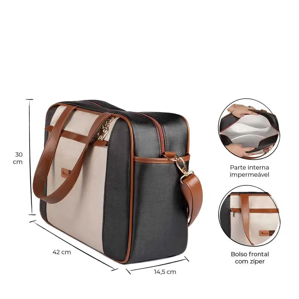 Kit Maternidade Bolsa Mala Mochila Londres Clássica - Miniatura 3
