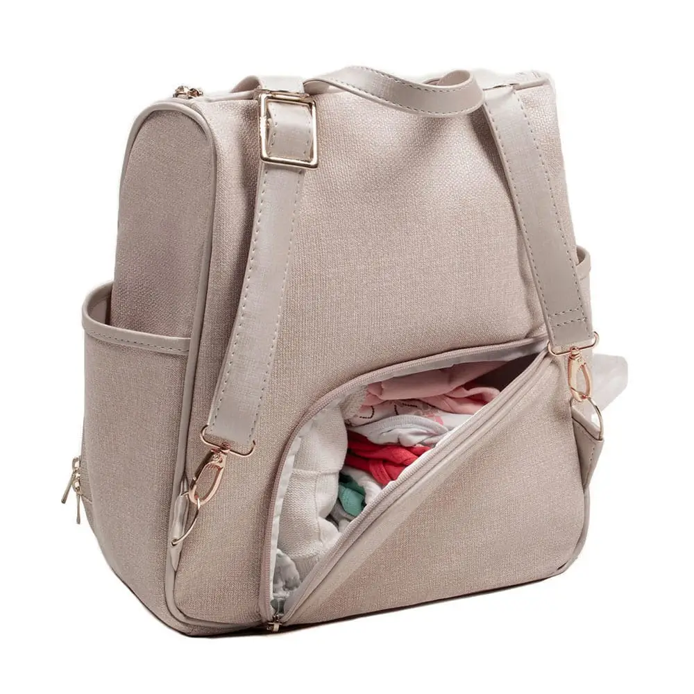 Kit Mochila e Mala Maternidade Multifuncional Lebaby 2 em 1 Nude - Miniatura 11
