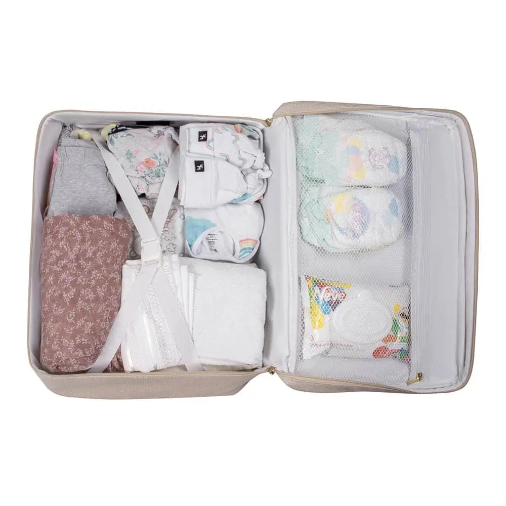Kit Mochila e Mala Maternidade Multifuncional Lebaby 2 em 1 Nude - Miniatura 5