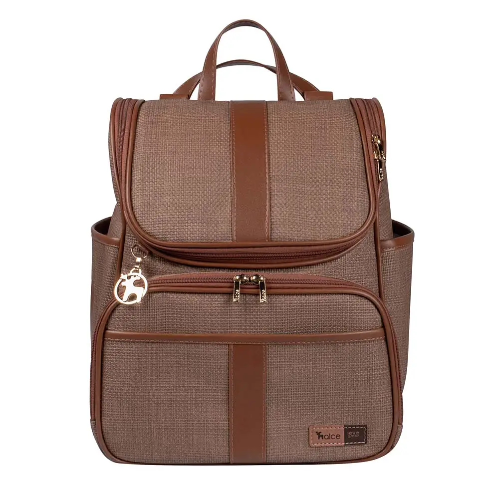 Bolsa Mochila Maternidade Multifuncional Lebaby 2 em 1 Cappuccino