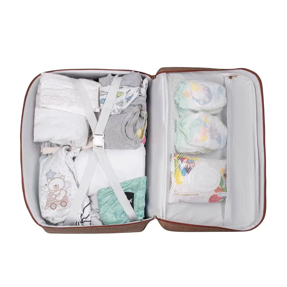 Mala Maternidade Lebaby Cappuccino - Miniatura 3