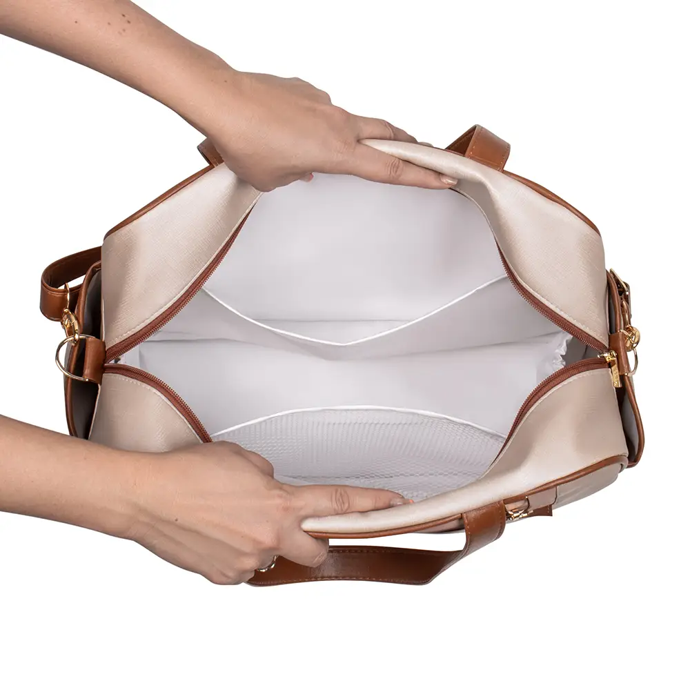 Kit Maternidade Bolsa Mala e Mochila Londres Rose - Miniatura 9