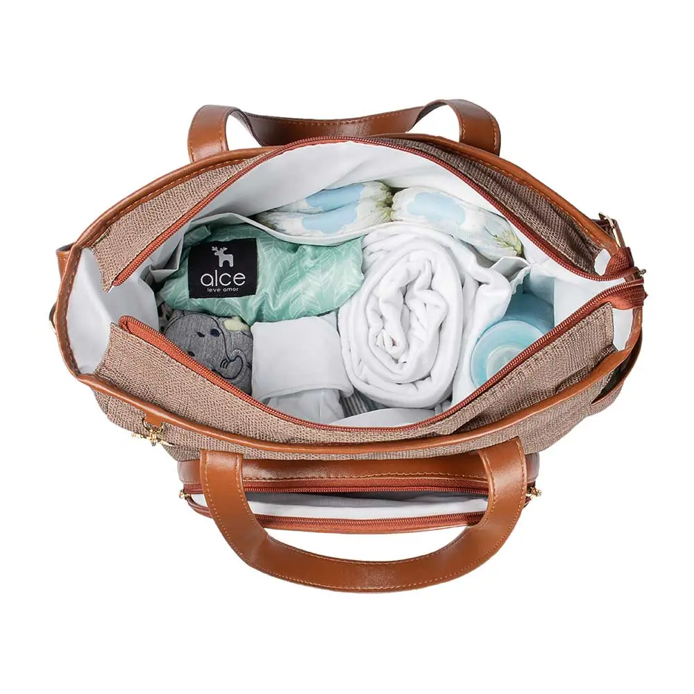 Bolsa Maternidade Lebaby Cappuccino - Miniatura 5
