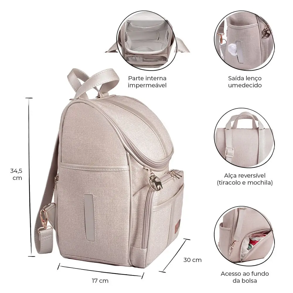 Kit Maternidade Lebaby Nude 3 peças - Miniatura 3