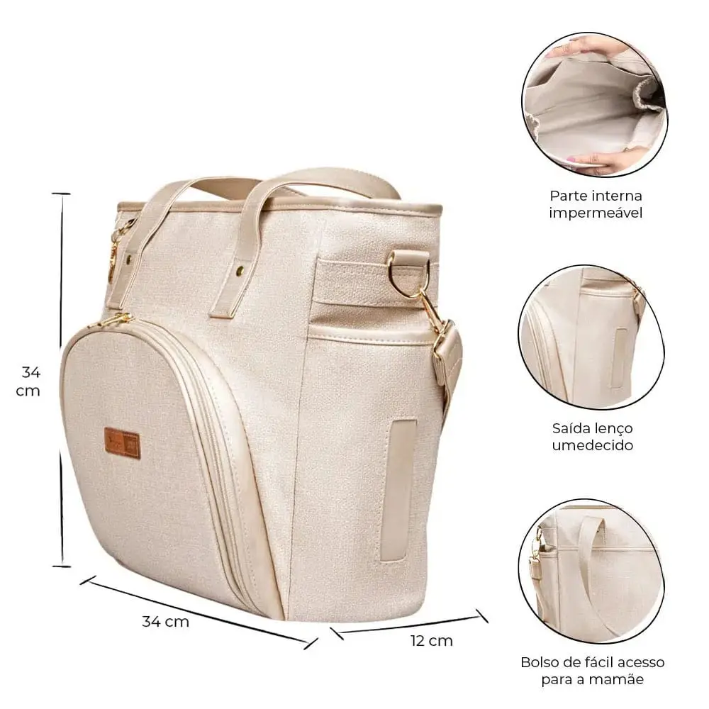 Kit Maternidade Lebaby Nude 3 peças - Miniatura 6