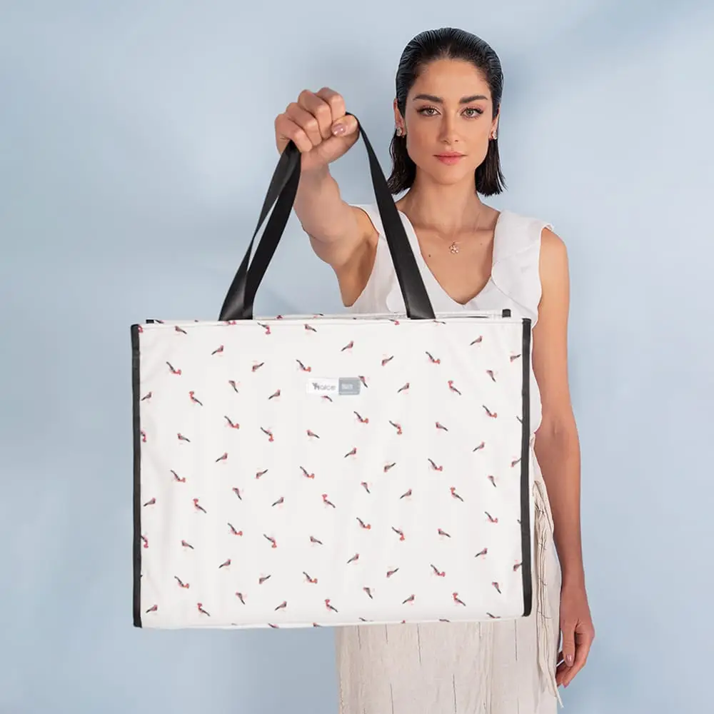 Kit Bolsa Maternidade Alce Bag e Trocador Portátil Passarinho - Miniatura 13