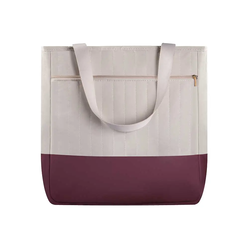 Bolsa Maternidade Coleção Cores - Creme e Marsala - Miniatura 3