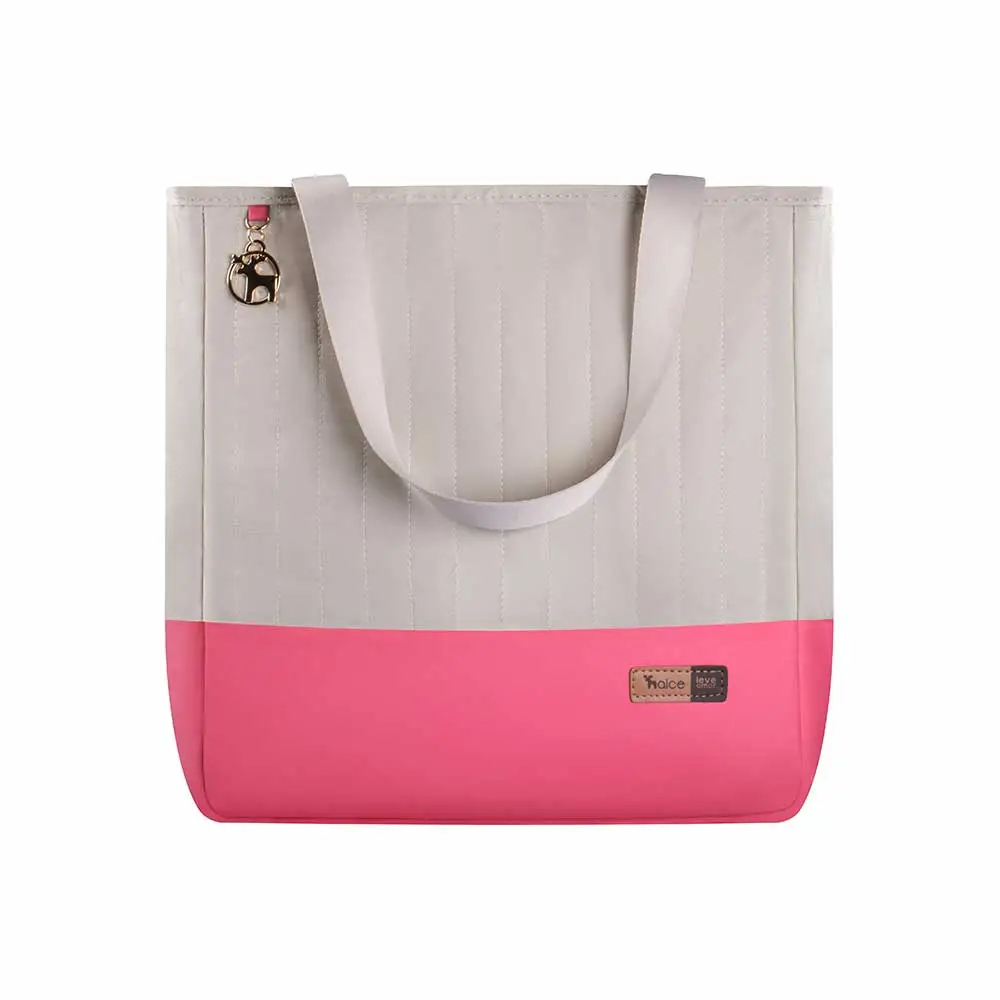 Kit Bolsa Mala e Mochila Maternidade Coleção Cores - Creme e Pink - Miniatura 2