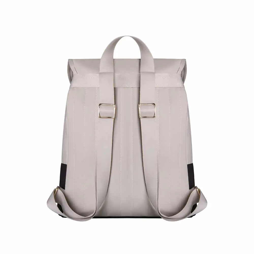 Kit Bolsa Mala e Mochila Maternidade Coleção Cores - Creme e Preto - Miniatura 9
