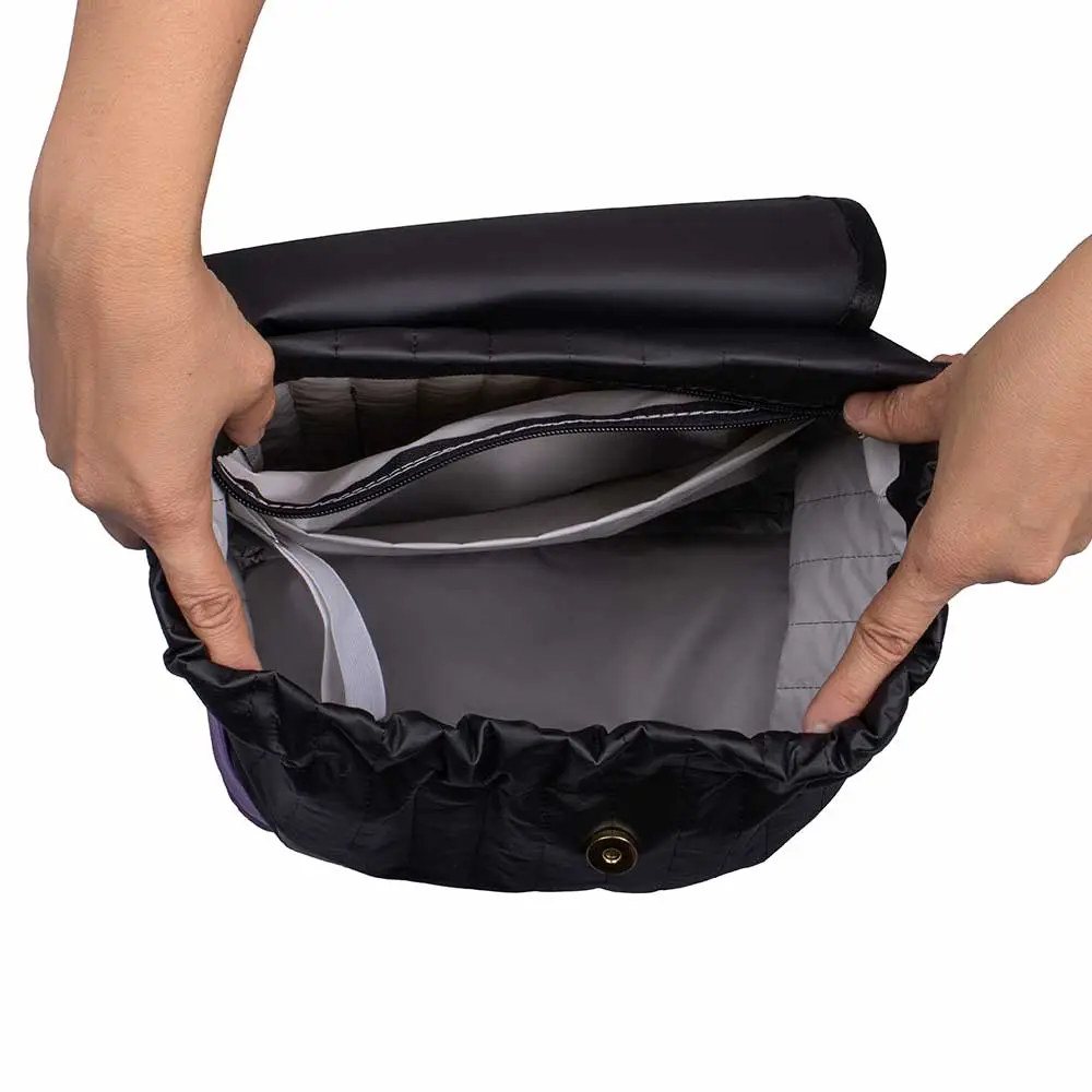 Kit Bolsa Mala e Mochila Maternidade Coleção Cores - Preto e Caramelo - Miniatura 15