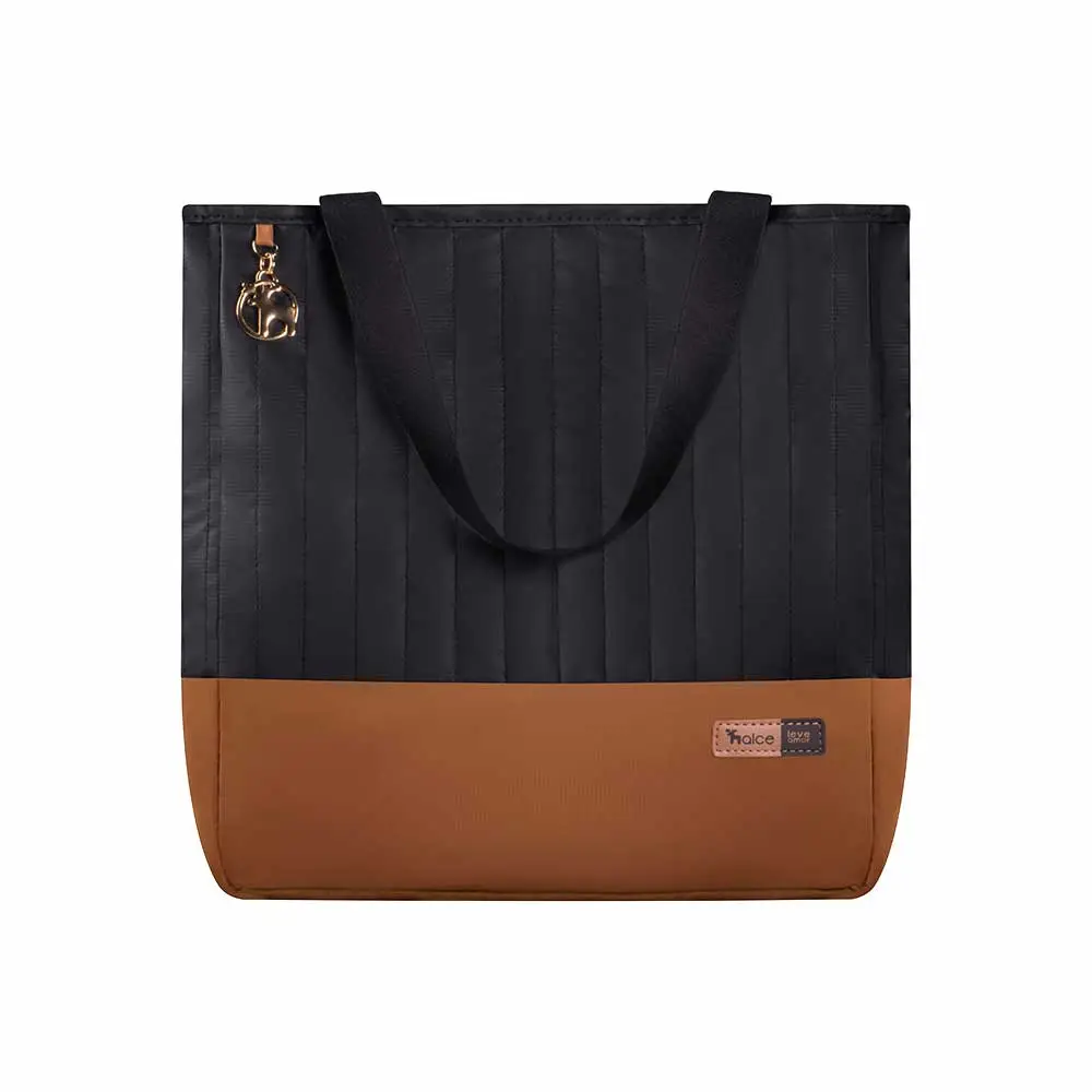 Kit Bolsa Mala e Mochila Maternidade Coleção Cores - Preto e Caramelo - Miniatura 2
