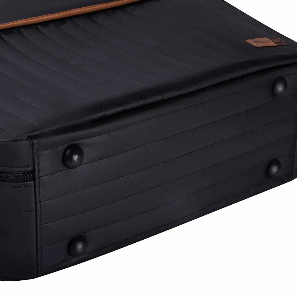 Kit Bolsa Mala e Mochila Maternidade Coleção Cores - Preto e Caramelo - Miniatura 8