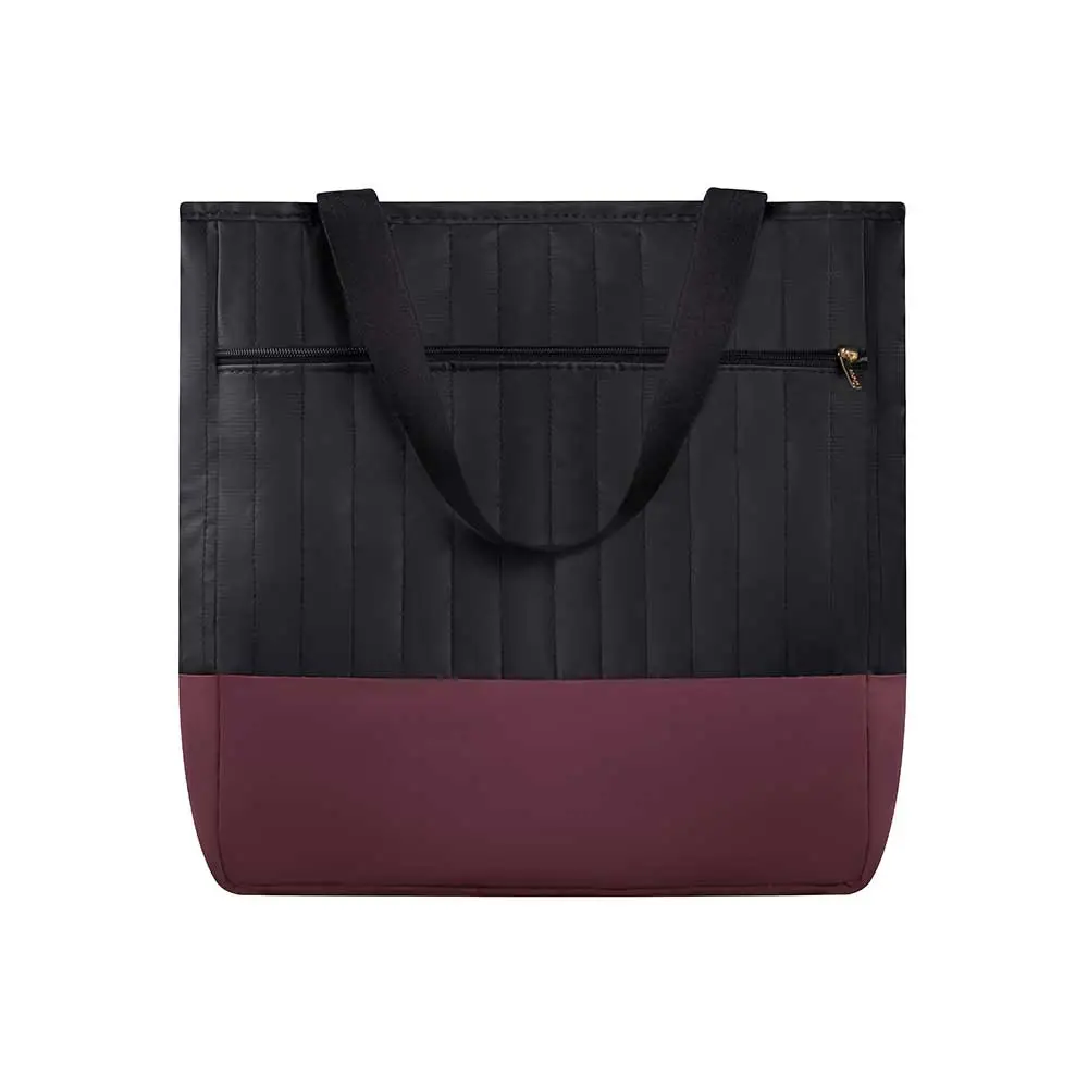 Kit Bolsa Mala e Mochila Maternidade Coleção Cores - Preto e Marsala - Miniatura 4
