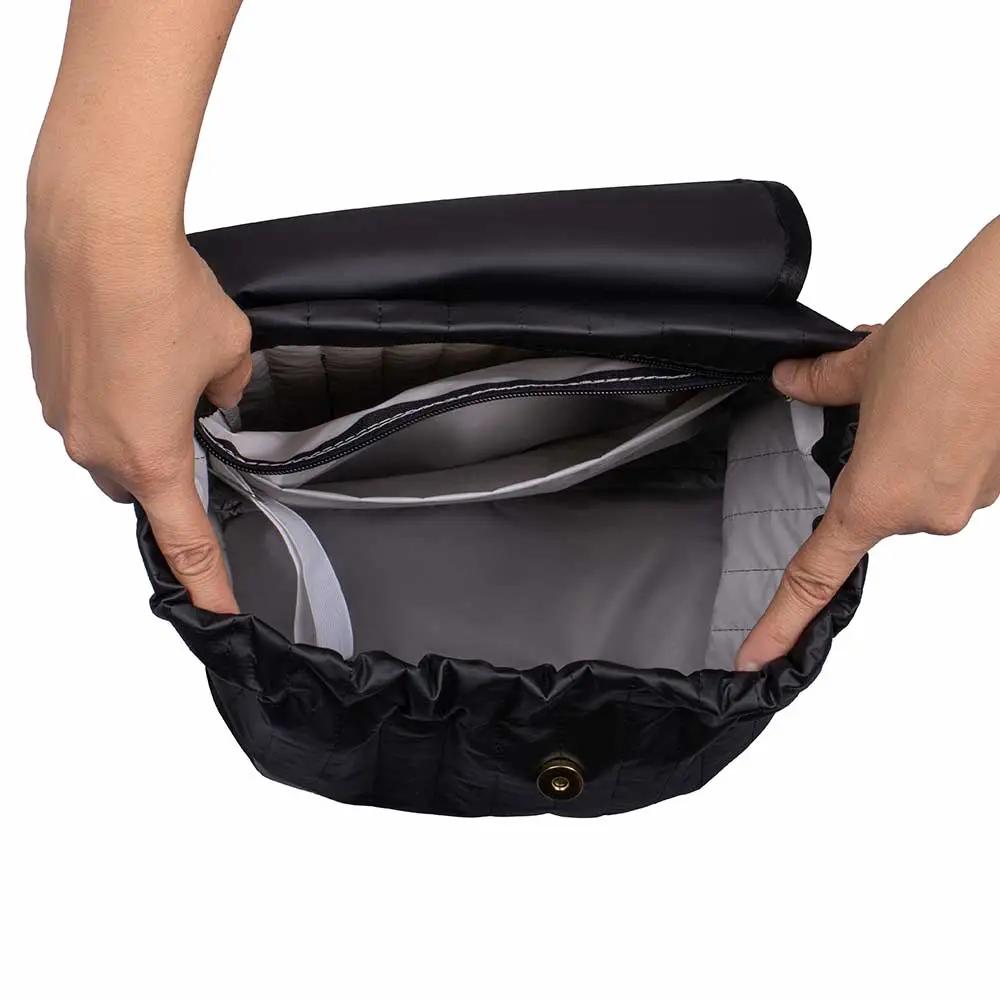 Mochila Maternidade Coleção Cores - Preto e Caramelo - Miniatura 5