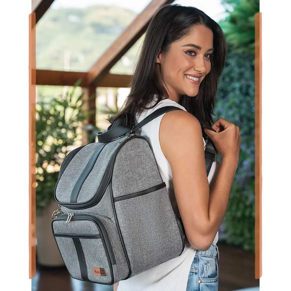 Kit Lebaby 7 Peças Cinza Mescla - Miniatura 2