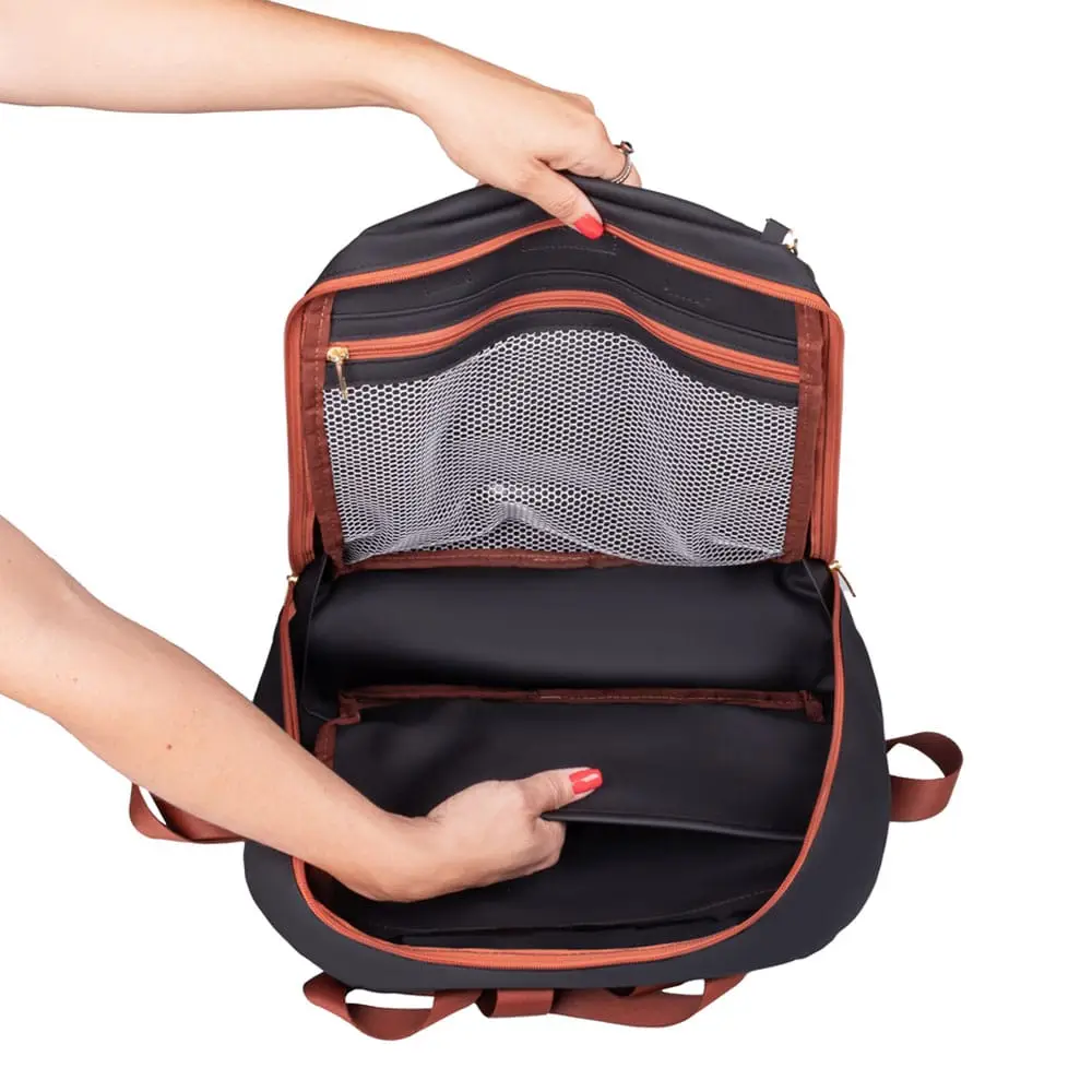 Mochila Maternidade Coleção Materna Preta - Miniatura 5