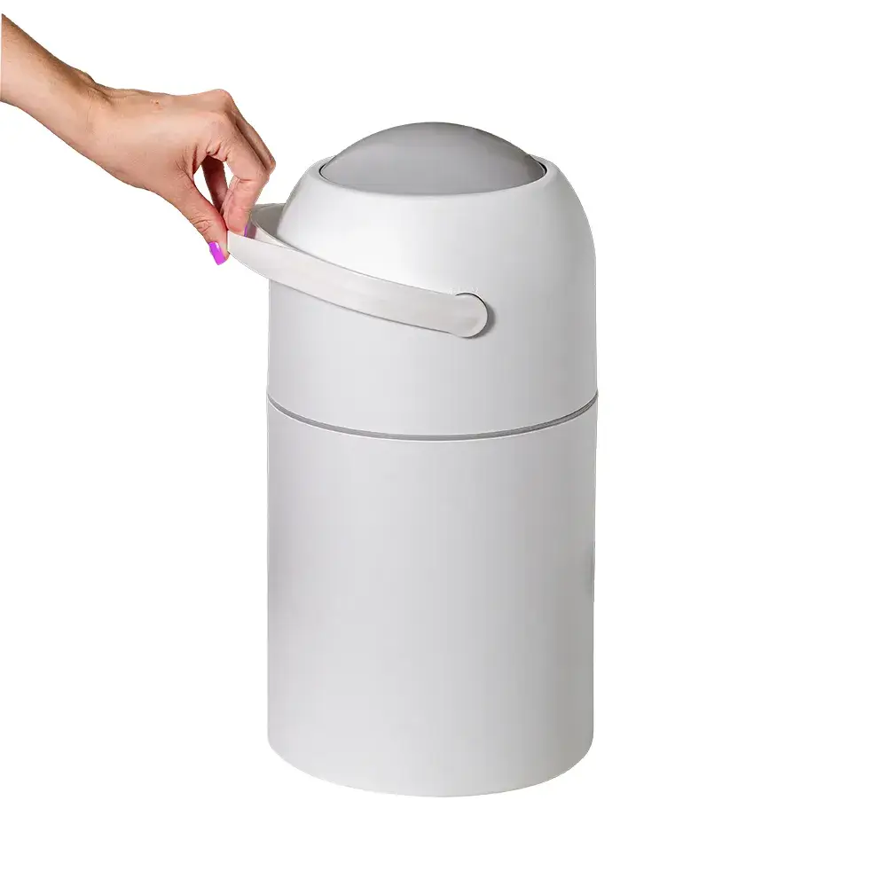 Lixeira 3 em 1 Anti-odor Branca - Miniatura 6