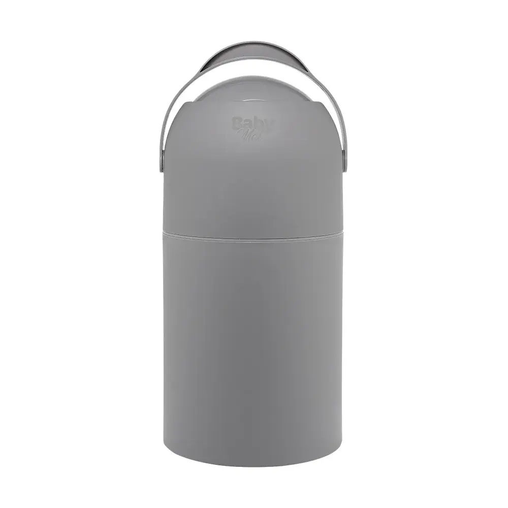 Lixeira 3 em 1 Anti-Odor Cinza