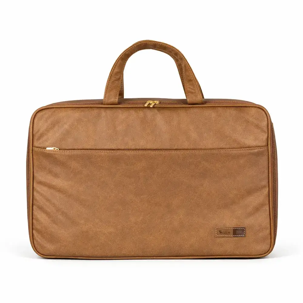 Kit Maternidade Bolsa e Mala Corah Caramelo - Miniatura 5