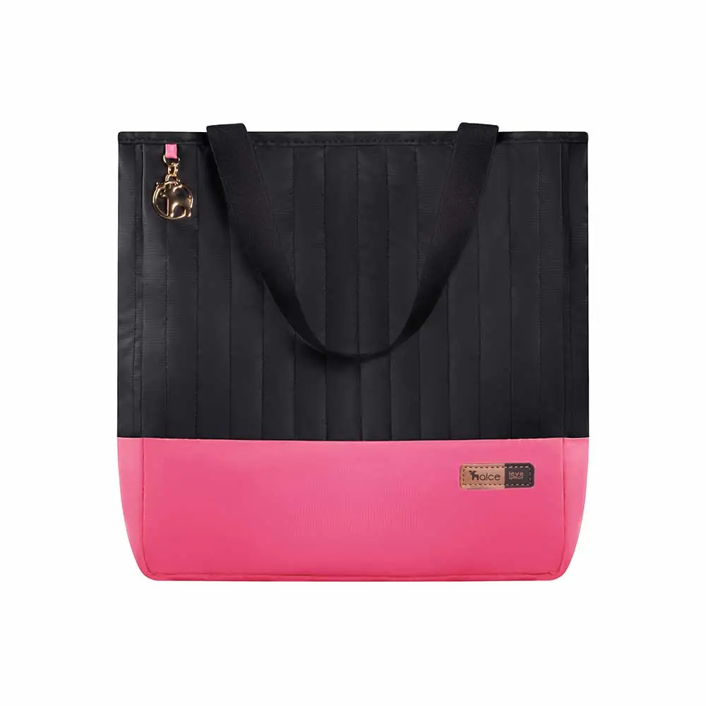 Bolsa Maternidade Coleção Cores - Preto e Pink - Foto 1