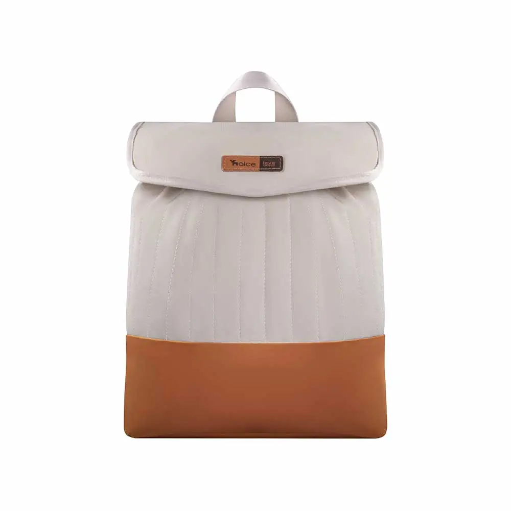 Mochila Maternidade Coleção Cores - Creme e Caramelo - Foto 1