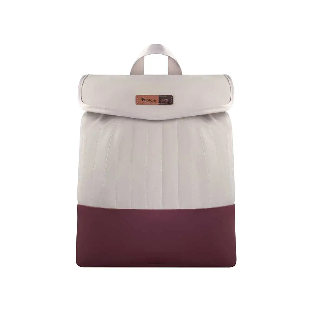Mochila Maternidade Coleção Cores - Creme e Marsala - Foto 1