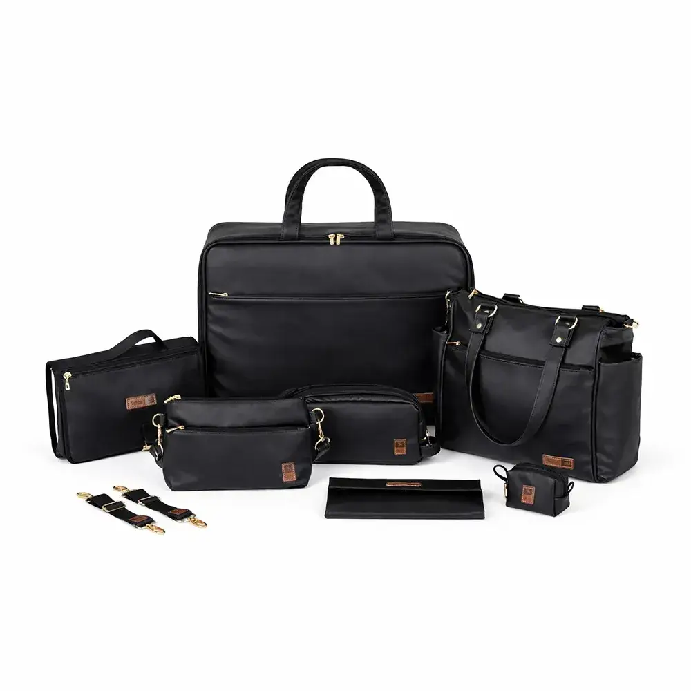 Kit Maternidade 8 Peças Corah Preto - Foto 1